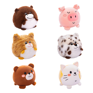 Goed verkopende moderne design verschillende schattige zachte ronde pluche dieren speelgoed voor baby's pluche dieren & pluche speelgoed - Product Image 1