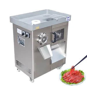 Commercial Restaurant Meat Slicer Machine Cutting Grinding chopped meat machine / mince / cutter