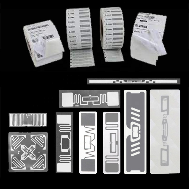 860-960mhz Uhf Rfid Sticker Tag Rfid Inlay Label for Warehouse Management