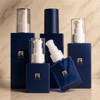Bouteille carrée en PETG de 50 ml, 80 ml, 100 ml, 120 ml, 150 ml avec pompe à lotion, emballage vide pour cosmétiques, bouteille de shampooing, gel douche