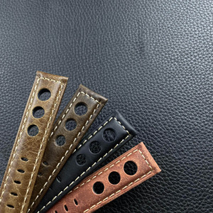 Bracelets de montre en <span class=keywords><strong>cuir</strong></span> véritable pour hommes, confortables et vintage, très vendus, adaptés à tous les bracelets de montre de luxe - Product Image 4