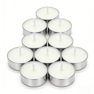 Bougie chauffe-plat blanche, 100 sachets, cire de paraffine de qualité, 4 heures, 6 heures, 8 heures, vente en gros, mèches en coton, bougies chauffe-plat - Product Image 6
