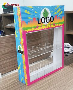 Présentoir à cigarettes en acrylique à 4 niveaux, hauteur réglable, personnalisable <span class=keywords><strong>pour</strong></span> supermarché et magasin de tabac - Vente en gros fabricant - Product Image 3