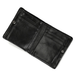 Portafoglio Vintage da uomo di lusso in vera pelle nera RFID blocco di <span class=keywords><strong>grandi</strong></span> <span class=keywords><strong>dimensioni</strong></span> portamonete per uomo <span class=keywords><strong>portafogli</strong></span> e borsellini in pelle - Product Image 5