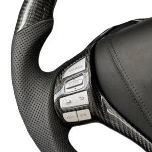 Volante de cuero perforado de fibra de carbono personalizado para recoger Tru CK Na Va Ra <span class=keywords><strong>Np</strong></span> <span class=keywords><strong>300</strong></span> 2023 - Product Image 5