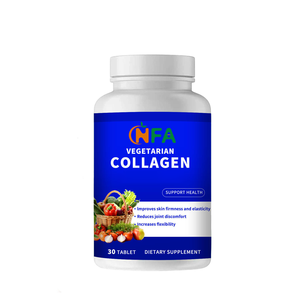 Comprimés de collagène végétarien à prix d'usine avec calcium pour améliorer la fermeté de la peau et réduire l'inconfort articulaire - Product Image 1