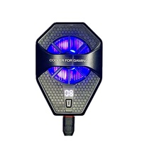 Nouveau refroidisseur de téléphone à semi-conducteurs FS09, clip arrière silencieux, léger, affichage numérique à trois vitesses, refroidissement rapide pour ordinateur portable