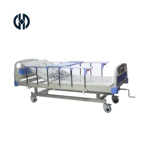 Manhua médico plástico enfermería levantar espalda muebles de hospital cama de paciente psiquiátrico inalámbrico cama de hospital manual - Product Image 5