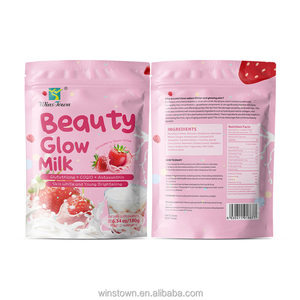 Crème non laitière Winstown Glow Peptides, enrichie en L-glutathion, pour un éclat de peau, produits de beauté, lait au thé - Product Image 4