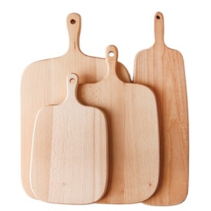 <span class=keywords><strong>Planche</strong></span> à découper ronde écologique en bois <span class=keywords><strong>de</strong></span> <span class=keywords><strong>hêtre</strong></span> avec poignée taille personnalisable blocs à découper en bois servant des aliments - Product Image 1
