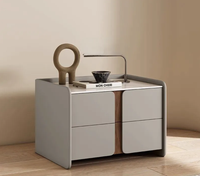 Table de chevet 2026 Nouvelle collection moderne simple luxe léger de luxe pour chambre à coucher avec rangement créatif