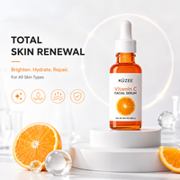 Sérum Visage Bio à la Vitamine C Hydratant Éclaircissant Anti-âge Soin de la Peau à Marque Blanche
