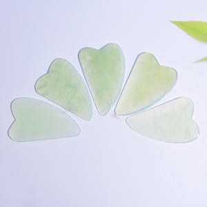 HUIYING Naturel Xiuyan Jade Gua Sha Planche Bar Beauté Rouleau Plaque de Mise au rebut Guasha Massage Faceroller - Product Image 5