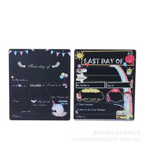 Children Wooden Blackboard 30x20 Wall Mounted Rectangle Back To School <b>Message</b> <b>Board</b> For Kids Room Decoration - Product Image 5