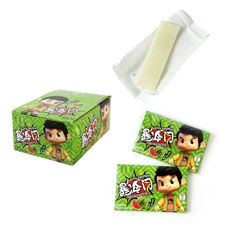 factory price Halal watermelon flavor chewing Gum for kid