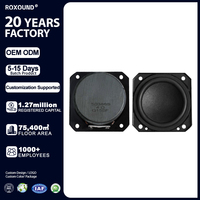 Haut-parleur HiFi de qualité studio, 1,75 pouce (49,5 mm), en métal, 4 ohms, 5 W, son pur avec sortie équilibrée