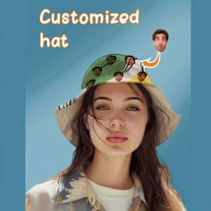 Sombrero de Pescador Ligero Personalizado para Mujer, Gorra de Pesca de Verano con Diseño de Dibujos Animados, Lavable a Mano, para Viajes al Aire Libre y Uso Casual - Product Image 2