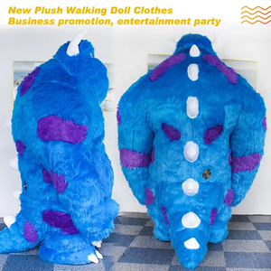 Efun inflable gigante azul monstruo disfraces <span class=keywords><strong>Sully</strong></span> mascota FIESTA DE Halloween para publicidad al aire libre adulto <span class=keywords><strong>Sully</strong></span> Monster Inc disfraz - Product Image 4