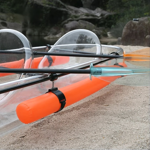 เรือคายัคแบบนั่งเดี่ยว 2 ที่นั่ง น้ำหนักเบา ทนทาน มองทะลุได้ พร้อมฐานใสทำจากโพลีคาร์บอเนต พร้อมไฟ LED - Product Image 3