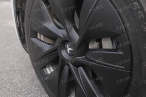 Capuchons directs d'usine 19 pouces modèle Y voiture ABS couvercle de moyeu de roue en plastique Gemini Design pour Tesla modèle Y - Product Image 5
