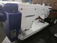 Ensemble complet JUKKY 9812 – Machine à coudre industrielle point noué à grande vitesse, moteur servo, aiguille simple – Nouveau modèle, vente chaude