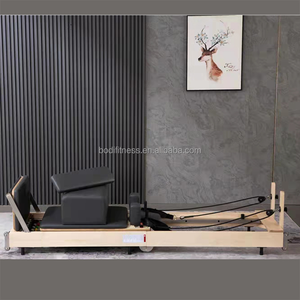 Máquina reformadora de Pilates plegable portátil, equipo de cama plegable de madera de alta calidad - Product Image 3