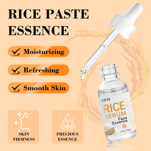 Productos naturales para el cuidado de la piel Suero de arroz 30ML Esencia facial Piel coreana Suero de arroz hidratante Extracto de arroz brillante - Product Image 3