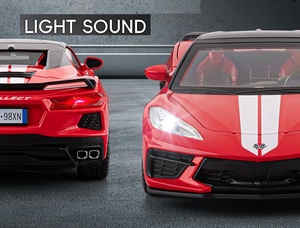 2026-02 Doublehorse <span class=keywords><strong>1</strong></span>:<span class=keywords><strong>24</strong></span> Modellino <span class=keywords><strong>Auto</strong></span> in Lega C8 con Suono e Luci, Giocattolo Convertibile, <span class=keywords><strong>Auto</strong></span> di Simulazione Grande in Lega - Product Image 4