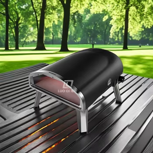 Forno <span class=keywords><strong>per</strong></span> Pizza da esterno da 12 pollici Mobile in ferro metallo Gas e carbone combustibile LP legna a Gas cotto pieghevole in polvere <span class=keywords><strong>per</strong></span> la torrefazione della bistecca - Product Image 1