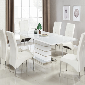 Adam Bộ Bàn Ăn Bán Chạy Đồ Nội Thất Phòng Ăn Hiện Đại Bàn Và 6 Ghế Có Kích Thước Mở Rộng - Product Image 6