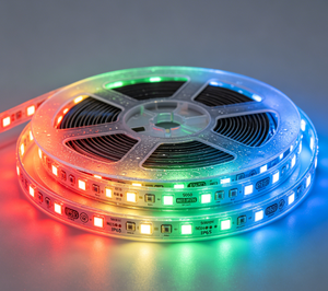 Bande LED RGB 5050 étanche IP65, dimmable, contrôle par application, Ra90 CRI / Type-C, lumière d'ambiance pour fête - Product Image 1