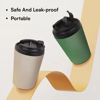Gobelet isotherme populaire en acier inoxydable 18/8 à double paroi, sans BPA, avec couvercle anti-fuite, design de logo personnalisé