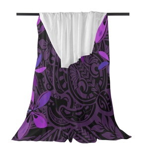 Personalización profesional Bikini Cover up Polynesian Tribal Print Girls Beach Coat Smock Bufanda Sarong Summer Hawaiian Lavalava - Product Image 2