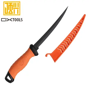 用于切割鱼不锈钢的热销售工具，带黑色涂层菜刀防锈鱼鱼片刀