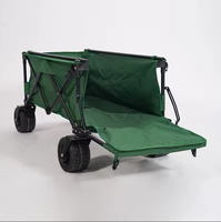Chariot pliant poussette wagon avec table vente chaude poussette pliable grand stockage avec réservoir roue chariot de plage