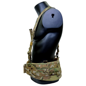 Cinturón Táctico de Combate con Tirantes, Cinturón Militar Acolchado Multicam Molle para Entrenamiento de Airsoft - Product Image 3