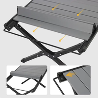 Table de pique-nique pliante pour le pique-nique, le barbecue et la randonnée avec sac de transport, multi-usages pour le jardin, l'arrière-cour, la plage