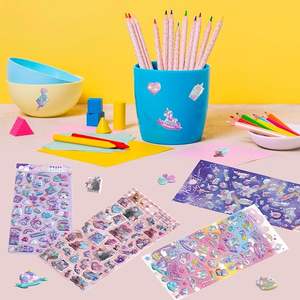 ملصقات يونيكورن وقوس قزح ثلاثية الأبعاد منتفخة للبنات والأطفال | ملصقات حلوى لطيفة ولامعة لأغطية الهواتف، واللابتوبات، وهدايا الحفلات - Product Image 4