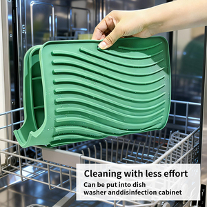 Silicone Drain Pad Non-Slip Dish Drying Mat Thickened Sink Organizer for Kitchen Counter Bowl Cup Tableware <strong>Draining</strong> <strong>Board</strong> - Product Image 4