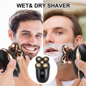 Smart LED Display Mini rasoio elettrico senza fili per gli uomini multifunzionale barba e mento <span class=keywords><strong>collo</strong></span> rimozione peli - Product Image 5