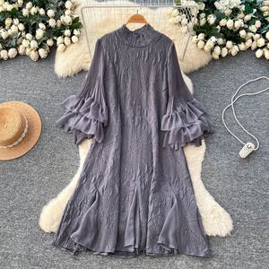 Abito Midi di Alta Qualità per Donne, <span class=keywords><strong>Eleganti</strong></span> <span class=keywords><strong>Vestiti</strong></span> da Donna - Product Image 3