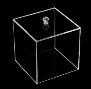 SFB829 OEM ODM Caja acrílica transparente personalizada con tapa - Product Image 1