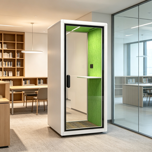 Cabina Telefonica Insonorizzata, Stanza Acustica per Isolamento, Cabina per Registrazione Telefonica, Pod Insonorizzato per Ufficio - Product Image 2