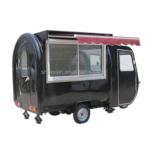 Elektrik cam gölgelik yeni tasarım Özelleştirilmiş açık mobil fast food kiosk/krep sepeti/gıda römork kamyon - Product Image 2