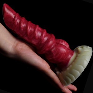 FAAK - Nuevo Dildo Anal Pequeño de 7 Pulgadas, Diseño Curvo, Dildo Monstruoso para Masaje Vaginal, Silicona Suave - Product Image 4