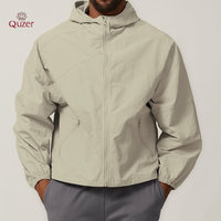 Coupe-vent de sport personnalisé coupe-vent en nylon ripstop blanc léger pour hommes coupe-vent veste Oem coupe-vent moto bombardier