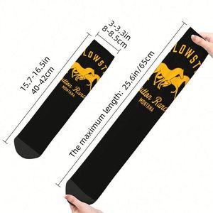Calcetines personalizados <span class=keywords><strong>Dutton</strong></span> Ranch Yellowstone para hombre, calcetines unisex de vestir con diseño novedoso - Product Image 3