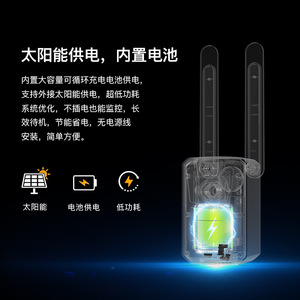 กล้องติดตามสัตว์ป่า Bg58 4G พลังงานแสงอาทิตย์ 300W HD ภาพสีคมชัดในเวลากลางคืน IP66 กันน้ำ กล้องสำหรับการล่าสัตว์และการเฝ้าระวัง - Product Image 2