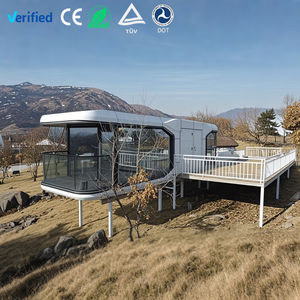 Capsule écologique d'extérieur Capsule spatiale Chambre capsule d'hôtel Cabine préfabriquée Maison en conteneur - Product Image 4