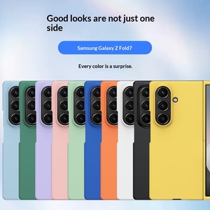 Für Faltbare Handyhülle mit Einfarbigem Matt-Finish aus PC-Material 360° Schutzabdeckung für Samsung Z Fold <span class=keywords><strong>Flip</strong></span> 7 6 <span class=keywords><strong>5</strong></span> - Product Image 3
